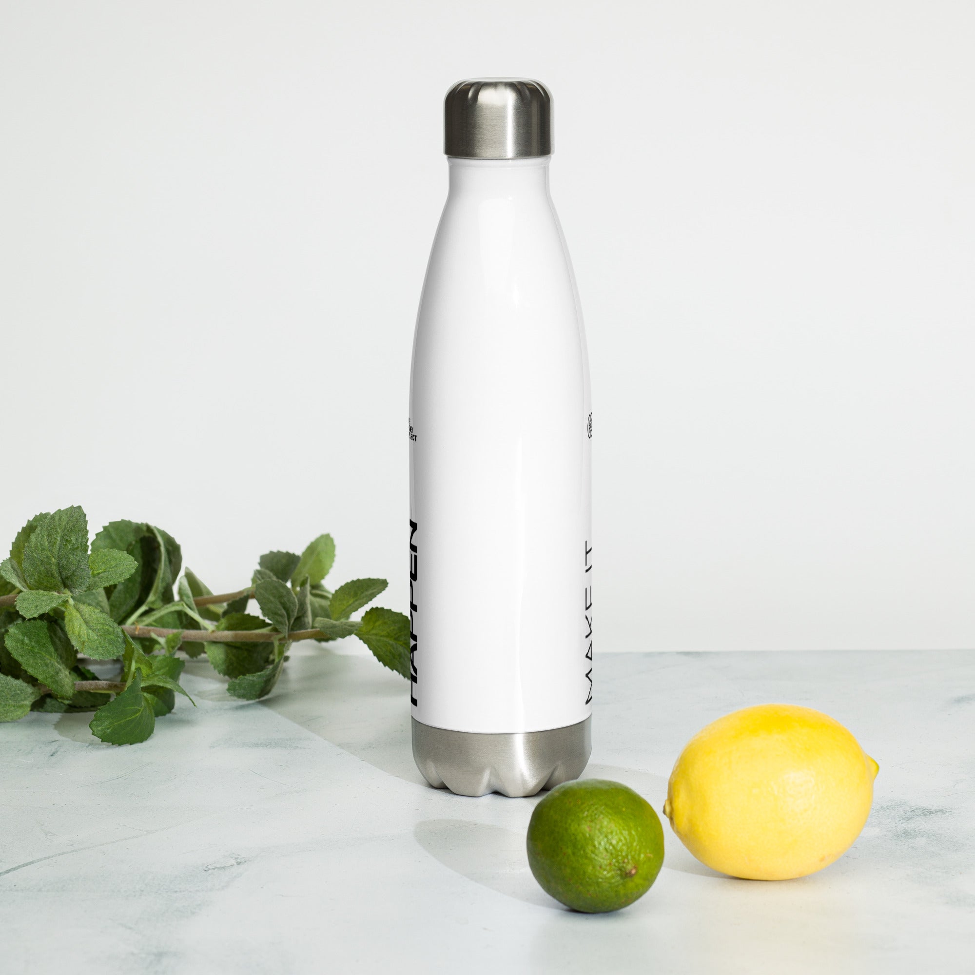 Stainless Steel Water Bottle - Make It Happen